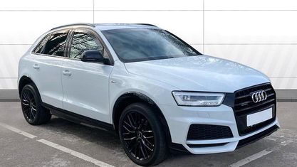 Begagnad Audi Q3 Black Edition 180 HK (132 kW) 2018 Vit SUV