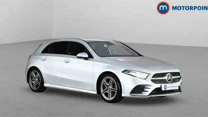 Used Mercedes A200 AMG line 163 HP (119 kW) 2021 Silver Hatchback