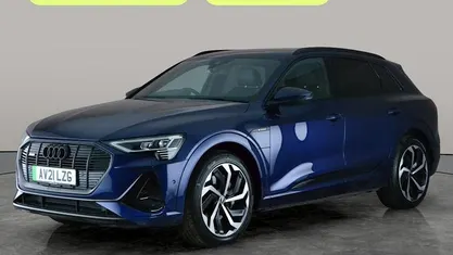 Used Audi e-tron Black Edition 300 kW (408 HP) 2021 Blue SUV