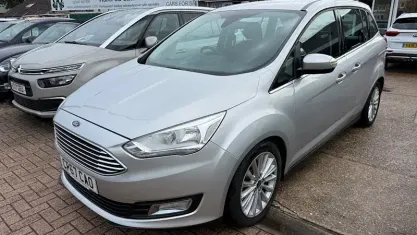 Used Ford Grand C-Max Titanium 125 HP (91 kW) 2017 Silver MPV