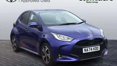 Blue Used 2024 Toyota Yaris Hybrid Design Hatchback | £19,500 (Fair price)