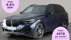Blue Used 2022 BMW X5 M Sport SUV | £43,903 (Fair price)