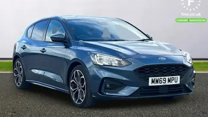 Used Ford Focus ST-Line X 182 HP (133 kW) 2019 Blue Hatchback
