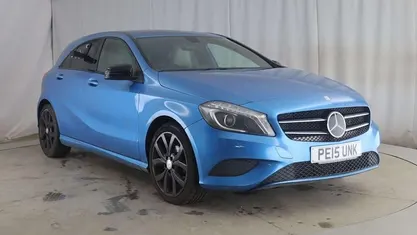 Blue Used 2015 Mercedes A180 Hatchback | £7,899 (Fair price)