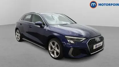 Used Audi A3 Sportback S-Line 110 HP (80 kW) 2023 Blue Hatchback