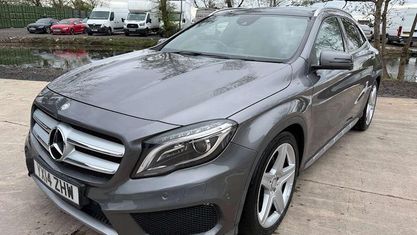 Begagnad Mercedes GLA220 AMG line 170 HK (125 kW) 2014 Grå SUV
