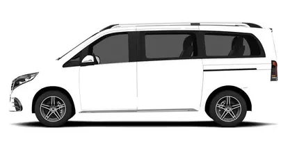 Used Mercedes V300 AMG line 237 HP (174 kW) 2023 White MPV