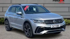 Silver Used 2021 VW Tiguan R-line SUV | £27,765 (Fair price)