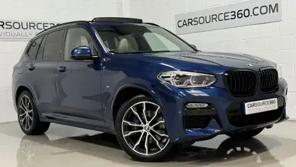 Used BMW X3 M Sport 184 HP (135 kW) 2018 Blue SUV
