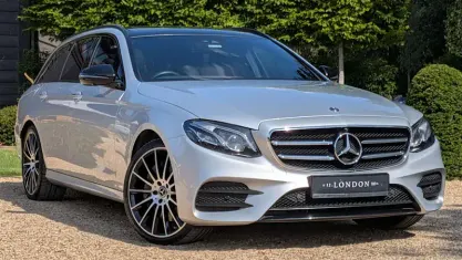 Used Mercedes E400 AMG line 340 HP (250 kW) 2020 Silver Estate