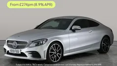 Silver Used 2019 Mercedes C300 AMG Line Premium Coupe | £17,151 (Fair price)