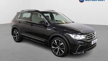 Black Used 2022 VW Tiguan R-line SUV | £24,999 (Fair price)
