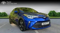 Nebula blue Used 2022 Toyota C-HR Design SUV | £15,590 (Fair price)