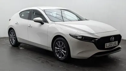 White Used 2022 Mazda 3 Hatchback | £14,650 (Fair price)