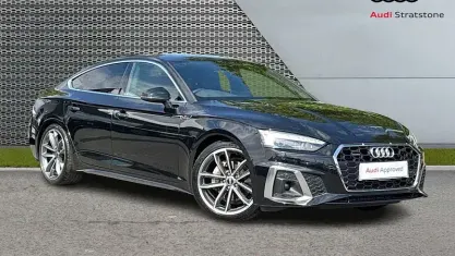 Used Audi A5 Sportback S-Line 204 HP (150 kW) 2022 Black Hatchback
