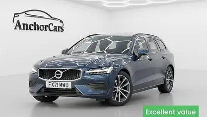 Used Volvo V60 Momentum 163 HP (119 kW) 2021 Blue Estate