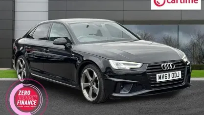 Used Audi A4 Black Edition 245 HP (180 kW) 2019 Black Sedan