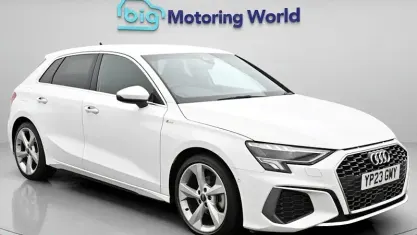Used Audi A3 Sportback S-Line 150 HP (110 kW) 2023 White Hatchback
