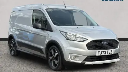 Used Ford Transit Active 101 HP (74 kW) 2023 Moondust silver Van