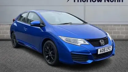 Used Honda Civic S 99 HP (72 kW) 2016 Blue Hatchback