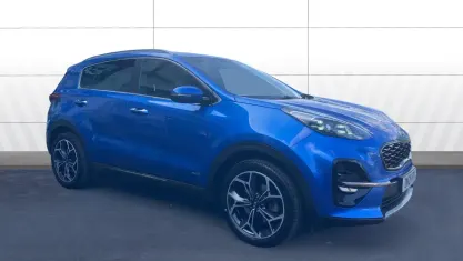 Used Kia Sportage GT-Line 177 HP (130 kW) 2021 Blue SUV
