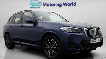 Begagnad BMW X3 M Sport 292 HK (214 kW) 2023 Blå SUV
