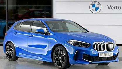 Used BMW 120 M Sport 190 HP (139 kW) 2021 Blue Hatchback
