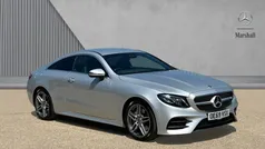 Iridium silver metallic Used 2019 Mercedes E220 AMG line Coupe | £22,496 (Fair price)