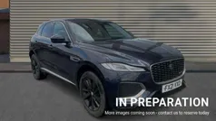 Metallic portofino blue Used 2021 Jaguar F-Pace R-Dynamic SUV | £30,625 (Fair price)