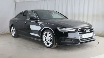Begagnad Audi A6 S-Line 190 HK (139 kW) 2018 Svart Sedan