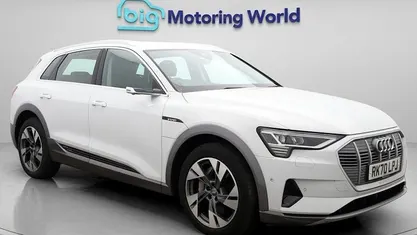 White Used 2020 Audi e-tron SUV | £17,920 (Fair price)