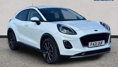 Used Ford Puma Titanium 125 HP (91 kW) 2023 Frozen white (premium paint) SUV