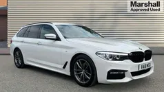 White Used 2018 BMW 520 M Sport Estate | £15,547 (Fair price)