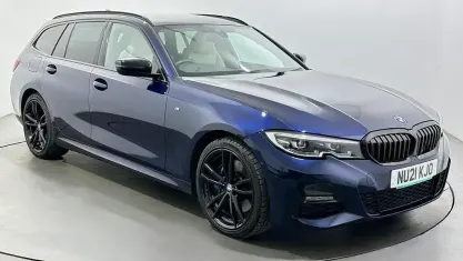 Used BMW 330e M Sport 292 HP (214 kW) 2021 Blue Estate