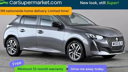 Used Peugeot 208 Active+ 102 HP (75 kW) 2023 Grey Hatchback