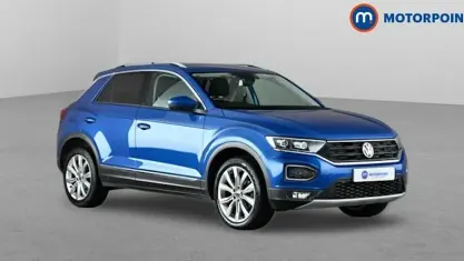 Used VW T-Roc SEL 150 HP (110 kW) 2021 Blue SUV
