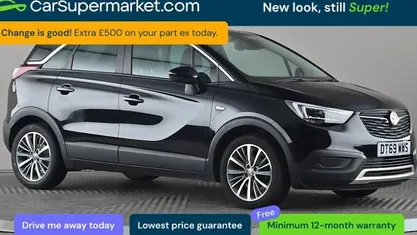 Used Vauxhall Crossland X SRi 83 HP (61 kW) 2020 Black SUV