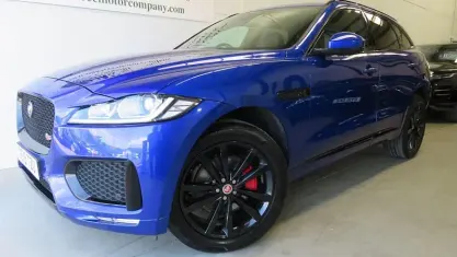 Usado Jaguar F-Pace S 300 HP (220 kW) 2019 Azul SUV