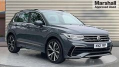 Dolphin grey metallic Used 2021 VW Tiguan R-line SUV | £24,000 (Good price)