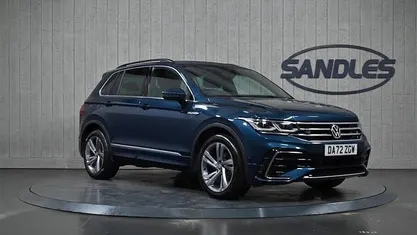 Used VW Tiguan R-line Edition 150 HP (110 kW) 2022 Blue SUV