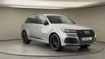 Used Audi Q7 S-Line 286 HP (210 kW) 2018 Floret silver metallic/floret silver metallic SUV