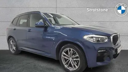 Used BMW X3 M Sport 190 HP (139 kW) 2020 Blue SUV