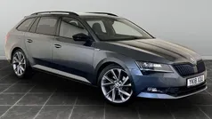 Grey Used 2018 Skoda Superb SportLine Estate | £11,695 (Fair price)