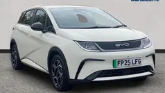 Solid cream white New 2025 BYD Dolphin Comfort Hatchback | £19,997 (Good price)