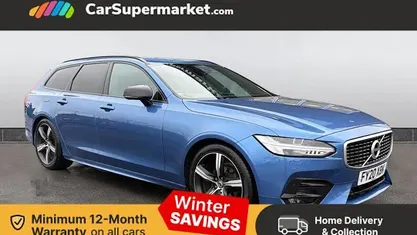 Blue Used 2020 Volvo V90 R-Design Estate | £17,097 (Fair price)