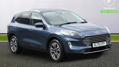 Second-hand Ford Kuga Titanium 120 CP (88 kW) 2021 Albastru SUV