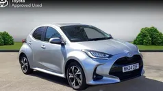 Silver metallic Used 2024 Toyota Yaris Hybrid Design Hatchback | £19,650 (Fair price)
