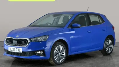 Used Skoda Fabia SE L 110 HP (80 kW) 2023 Blue Hatchback