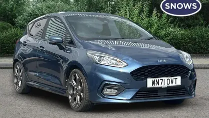 Used Ford Fiesta ST-Line 101 HP (74 kW) 2021 Blue Hatchback