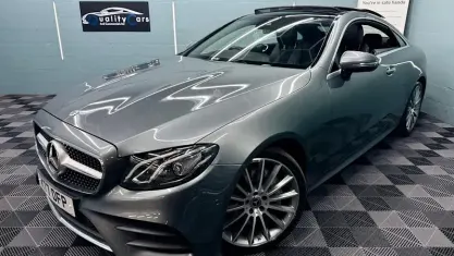Used Mercedes E400 AMG line 333 HP (244 kW) 2018 Grey Coupe